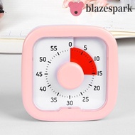 BLAZESPARK Visual Timer, Silent 60-Minute Countdown Timer, Convenient with Stand Stopwatch Alarm Clo