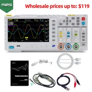 FNIRSI 1014D Real Time Sample Rate 100MHz 2ช่อง1gsa/s USB โฮสต์และการเชื่อมต่ออุปกรณ์7นิ้วออสซิลโลสโ