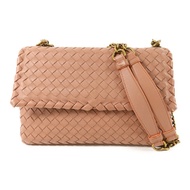 BOTTEGA VENETA 羊皮皮革Olimpia Intrecciato鏈帶肩背袋
