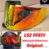 LS2 FF811 Original Visors Full Face Motorcycle Helmet Color Lens Black Silver Visor Original Anti Fo