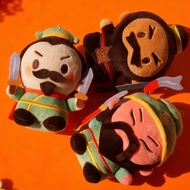 Yo Three Kingdoms Official Genuine Three Kingdoms Original 14cm Liu Bei Doll Cotton Doll Plush Roman