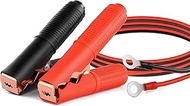 wuyaoyao 2PCS Battery Alligator Clips Booster Jumper Cable 30A, 3.9ft 13AWG Alligator Clips to O Rin