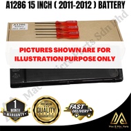 MG BRAND Original 15-inch 2011 2012 A1286 A1382 Battery Laptop Battery Battery Replacement