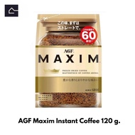 AGF Maxim Instant Coffee แม็กซิม กาแฟสำเร็จรูป  นำเข้าจากญี่ปุ่น **ถุงทอง** ขนาด 120 กรัม(g.) BBE:02