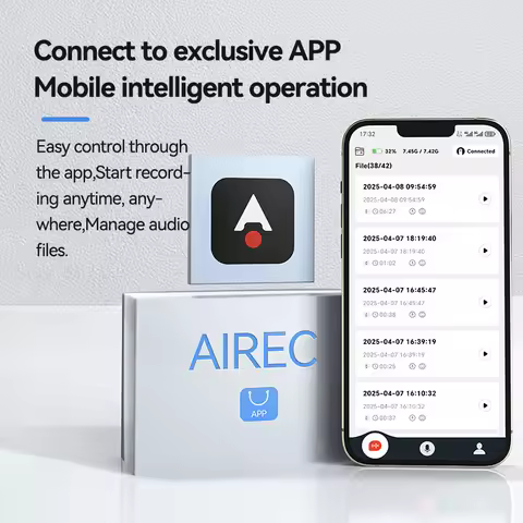 2026 New Q90A AI recorder ChatGPT smart transcription and translation recording pen APP controlled r