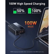LDNIO 4PORT 65W 100 W SUPER FAST DISPLAY DESKTOP CHARGER ••2USB-C + 2USB-A•• MODEL：-A4808Q