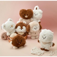 BT//21 MADE BY RJ EDITION OFFICIAL PLUSH KEYRING DOLL POUCHOriginal