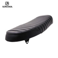 SONONIA Flat Saddle Cafe Racer Vintage Seat Cushion Replaces for Honda CB350 CB400 CB750