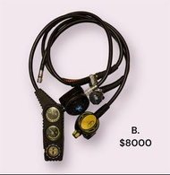 B.SCUBAPRO MK10一級頭+SCUBAPRO G2505主用+備二+三錶。調節器組   水肺潛水。水肺裝備