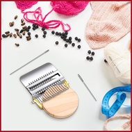 Darning Loom Kit Portable Small Quickly Tool with 9 Needles Knit Patch Tool for Women Beginners Tail