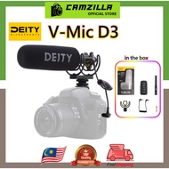 Ready Stock - Deity Microphones V-Mic D3 Supercardioid On-Camera Shotgun Microphone - 100% Original 