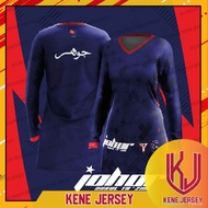 BAJU MUSLIMAH FAZZ JDT01 - JERSEY BOLA J0H0R D4RUL T4Z1M HOME FAN MADE 2021