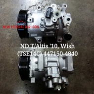 (ORIGINAL & NEW) DENSO TOYOTA ALTIS 2008 ZRE142, WISH ZGE20, HARRIER TSE14C 6PK COMPRESSOR PUMP (211