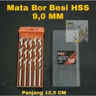 MATA KAYU Hss Iron Drill Bit 9MM NKC - Twist Drill Iron Wood Drill Bit 9.0 9,0 MM