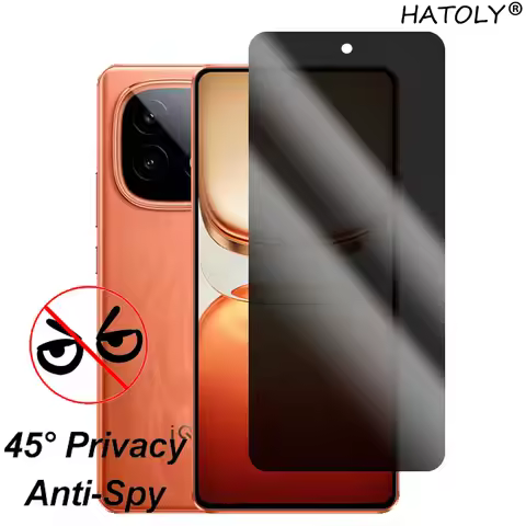 For iQOO Z10 Turbo Glass iQOO Z10 Turbo Screen Protector Privacy Anti-Spy Tempered Glass Camera Lens