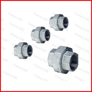 ✗ ☋ ◧  GI Fittings Galvanized Union Patente  1/2"  , 3/4'' , 1"