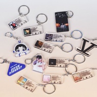 现货促销~张杰亚克力歌词钥匙扣人物挂书包挂饰送同学 闺蜜礼物Lyrics KeychainZhang Jie Acrylic Lyrics Keychain Character Hanging Sch