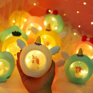 2-layer firefly led night light with cute animal shapes DL8 decor bedroom study table