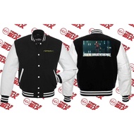 Varsity Baseball Jacket Meme Keanu Reeves Youre Breathing cyberpunk 2077