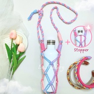 Macrame Bottle Strap/ Bottle Strap/ Adjustable Corkcicle Tumbler Holder Tumbler Botol Air