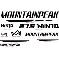 MOUNTAINPEAK FRAME DECALS FOR MTB