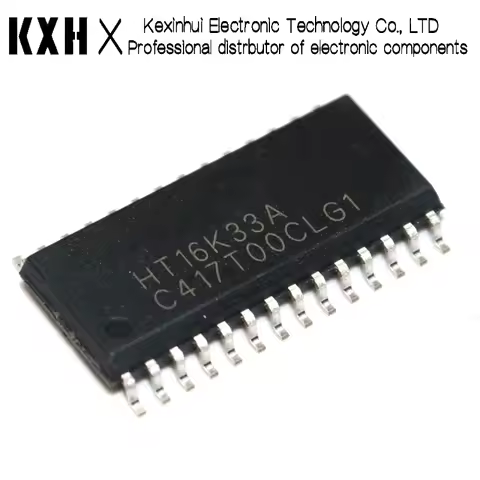10PCS New Original HT16K33 HT16K33A SOP-28 RAM mapping 16*8 LED controller driver chip