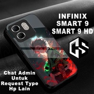 HP Glossy glitter Softcase for type INFINIX SMART 9/INFINIX SMART 9 HD Anime Motif/case infinix smar