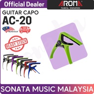 AROMA AC-20 Acoustic Guitar Capo for Acoustic Classical Guitar Lightweight Aluminum Comparable Capo 02.