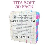 PAKET 30 Pack Tisu Titasoft 180 Sheets Tissue Murah Tissu Grosir