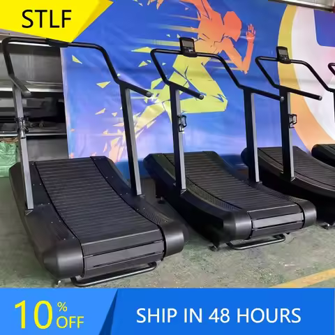 YTYIN Deren Cardio Machine Unpowered Air Runner Machine Curve Treadmill Manual Self-generating Fitne