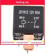 <FEELING>Waterproof Heavy Duty Relay 4Pin DC 24V 12V 80A JD1912 Automotive Car Relay