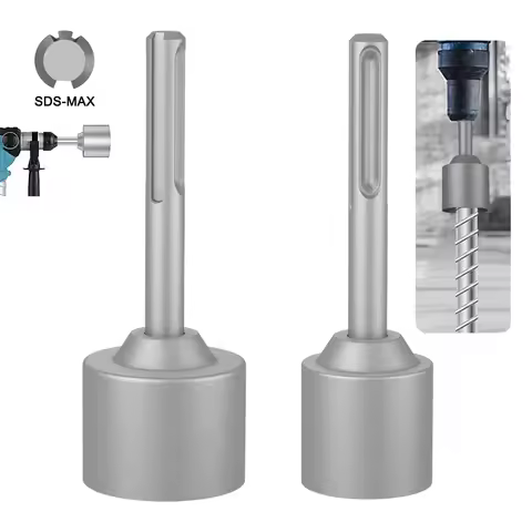 1Pc X Grondstang Driver 45/65mm Zware SDS-MAX T Post Grondstang Driver Gesmede Stalen Boor Bit Drive