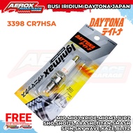 Racing Spark Plug Daytona Double Iridium 3398 CR7HSA Jupiter Z Vega Mio MioJ XRide MioM3
