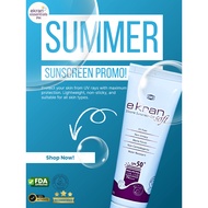 Ekran Soft Silicone Sunscreen Gel SPF 50+ | Dermatologist Recommended | Matte Finish | 50g