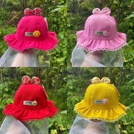 Mesh bow hat [4 stems to 20 months] dustproof sun hat for babies baby hat newborn baby hat boy baby 