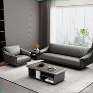 Sofa Rest Area Set Coffee Table Reception Business Conference Office Combination Bank VIP Sofa Genui