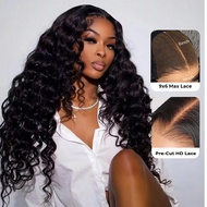 wig ลูกไม้ผมลอนลึกหน้าม้า ซีหนีบ ไม่ต้องใช้กาว 16-26 นิ้ว ของ ISEE M-Cap Wear Go Loose Deep 9x6 ก่อน