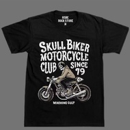 Tshirt bikers skull motor 79 X rock store premium 24s
