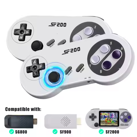 Wireless Gamepads Controller for SF2000/SF900/SG800 Portable Handheld Video Game Console with 3D Roc