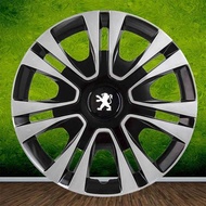 ✿ sport rim kereta ✿ HOTSELLING ◎Suitable for Dongfeng Peugeot 301 hubcap 15 inch Peugeot 206 207 steel rim cover 14 inch decorative tire cover◎