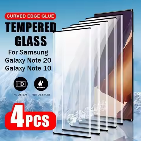4Pcs HD Tempered Glass for Samsung Galaxy Note 20 Ultra Note 20 Full Coverage Protection for Samsung