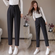 Suit Pant - Comfortable Student Style Loose Fit Ankle Length Black Pant