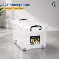 Multifunction Storage Box Container Box 52 L Transparent