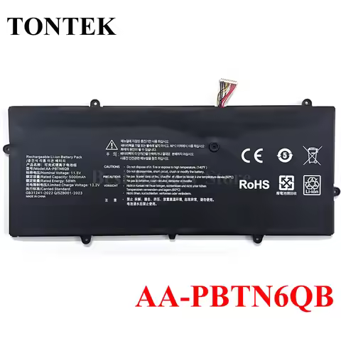 AA-PBTN6QB Laptop Battery For SAMSUNG NP900X5N NT900X5N-X78L NP900X5N-X01US L01US NP900X5N-K03 900X5