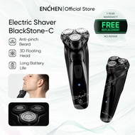 Enchen BlackStone-C Mesin Cukur Janggut Electric Shaver 3D Floating Head Type-C Rechargeable Trimmer