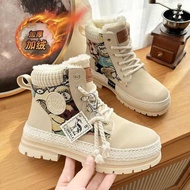 winter boots women platform heels boots Kasut salji wanita kasut salji anti-selip kasut wanita kasut