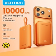 【CCC certification】Vention Magnetic PowerBank 10000mAh 22.5W CCC PowerBank Slim Portable Fast Chargi