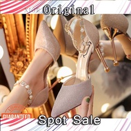 JH5 High-Quality Stiletto Heels with Unique One-Word Strap Design - New Trendy Style