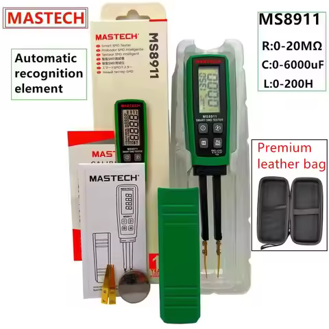 Original MASTECH MS8910 MS8911 High Quality Smart SMD RC Resistance Multi Meter Digital SMD Tester C