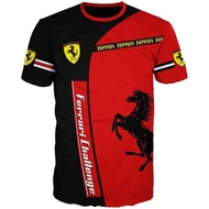 3D Cool Ferrari Men's Fashion Short Sleeves T-shirt Printed XXS-6XL